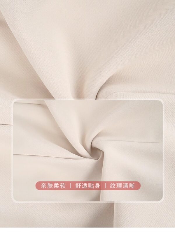 French Feifei Sleeve Waist A-line Dress with a Cold and Royal Sister Style Super Nice Design Short Skirt - Image 4
