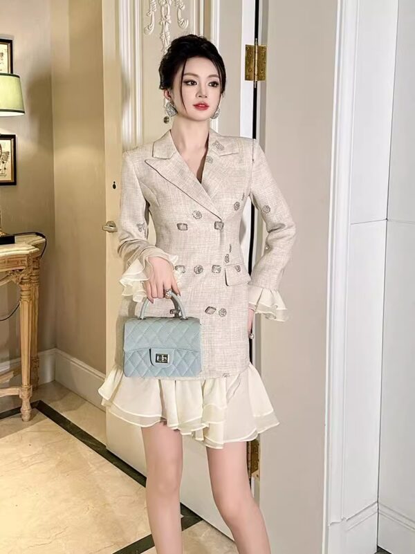【Original by designer】Exquisite dresses for formal occasions, autumn and winter, old Qian style outfits for women's high-end suits - Image 5
